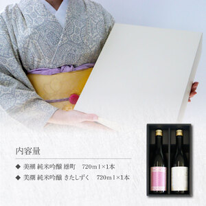 美潮 純米吟醸2本セット ふるさと納税限定 720ml 飲み比べセット 