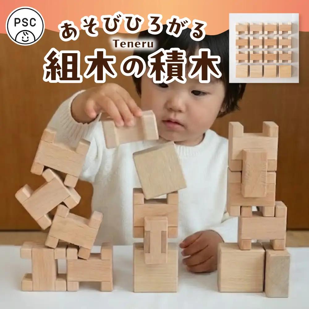 【オークヴィレッジ】 Teneru 積木セット おもちゃ [Q3236] おもちゃ