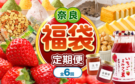 【 定期便 6回 】平群町 おたのしみ 福袋｜いちご ジェラート ピーナッツ ジャム コーヒー