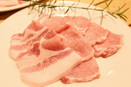 【京丹波高原豚】 ロース 焼肉用　1kg 【豚肉】  [010TN002]