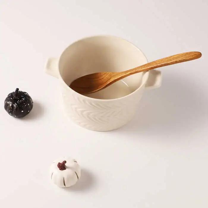 【波佐見焼】ローズマリー （アイボリー） ココット 5個セット 食器 皿 【福田陶器店】 [PA268]  波佐見焼