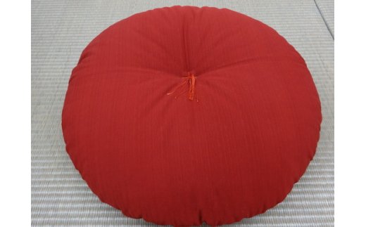  和室にも洋室にもピッタリ合う、本仕立の「もめん綿入り丸座」【CW47W】<br>