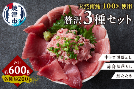 天然 南まぐろ 3種 セット (a13-108)