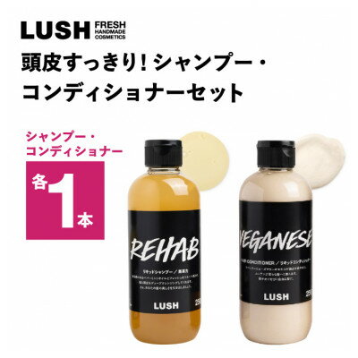 【ふるさと納税】LUSH (ラッシュ) 頭皮すっきり!シャンプー・コンディショナーセット【1731844】