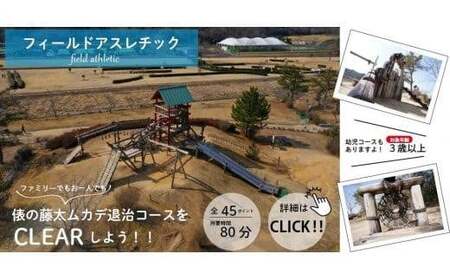 希望が丘文化公園 フィールド アスレチック 入場券 チケット ( 大人チケット 2枚 セット ) フィールドアスレチック アウトドア アクティビティ 自然 運動 家族 ファミリー 体験 滋賀県 竜王