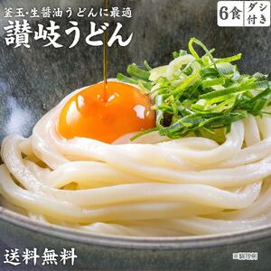 讃岐うどん６食つゆ付（普通麺）