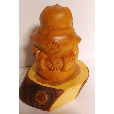 ふるさと納税 高山市 飛騨一位一刀彫　気楽坊(小) d105 |  | 03