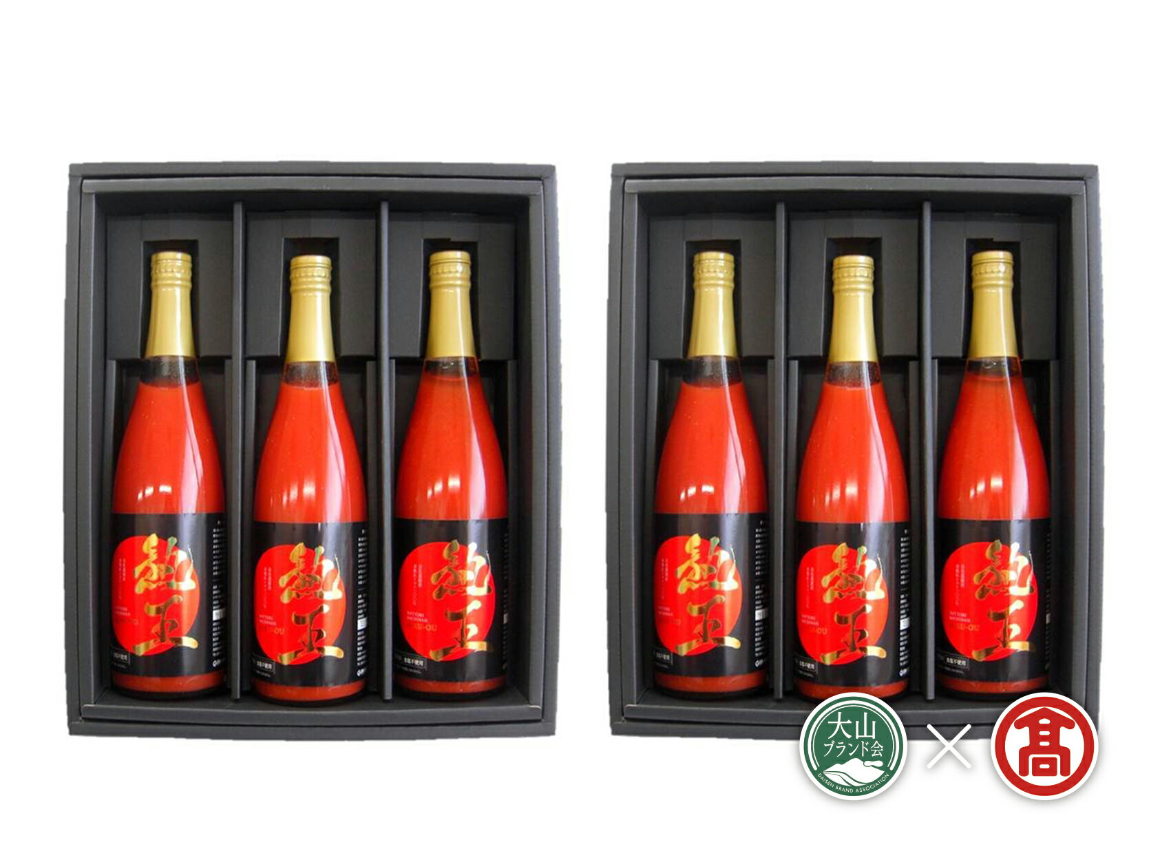 【ふるさと納税】＜日南トマト加工＞熟王6本セット（大山ブランド会） BF3 720ml×6 とまと/トマトジュース/国産/100％/ストレートジュース/産地直送/鳥取県/無添加/贈り物/ギフト
