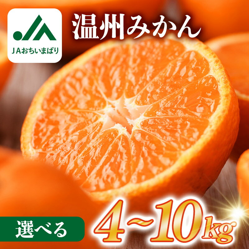 【ふるさと納税】【先行予約】＼迷ったらコレ！／温州みかん （4kg～10kg）【KC00760】2026年10月下旬～12月下旬に順次発送予定 期間限定 ふるさと納税ミカン 温州ミカン 甘いみかん 愛媛みかん 果物 フルーツ ふるさと納税フルーツ 愛媛ふるさと納税 愛媛県ふるさと納税 JA