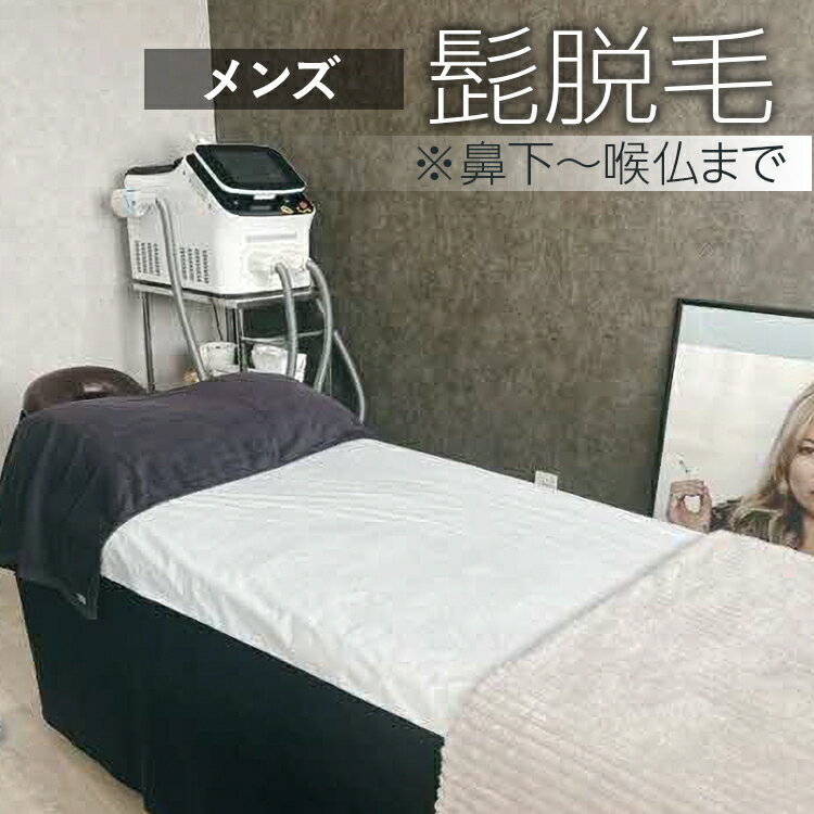 【ふるさと納税】【メンズ脱毛】髭脱毛※鼻下～喉仏まで| 体験 施術 メンズ 脱毛 茨城県 古河市 関東 _FL04