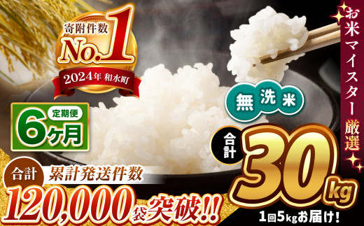【 定期便 6回 】  熊本県産 ほたるの灯り 無洗米 5kg | 令和7年産 小分け 5kg × 1袋  熊本県産 こめ 米 無洗米 ごはん 銘柄米 ブレンド米 複数原料米 訳あり 規格外 不揃い 人気 日本遺産 菊池川流域 こめ作り ごはん ふるさと納税 返礼品