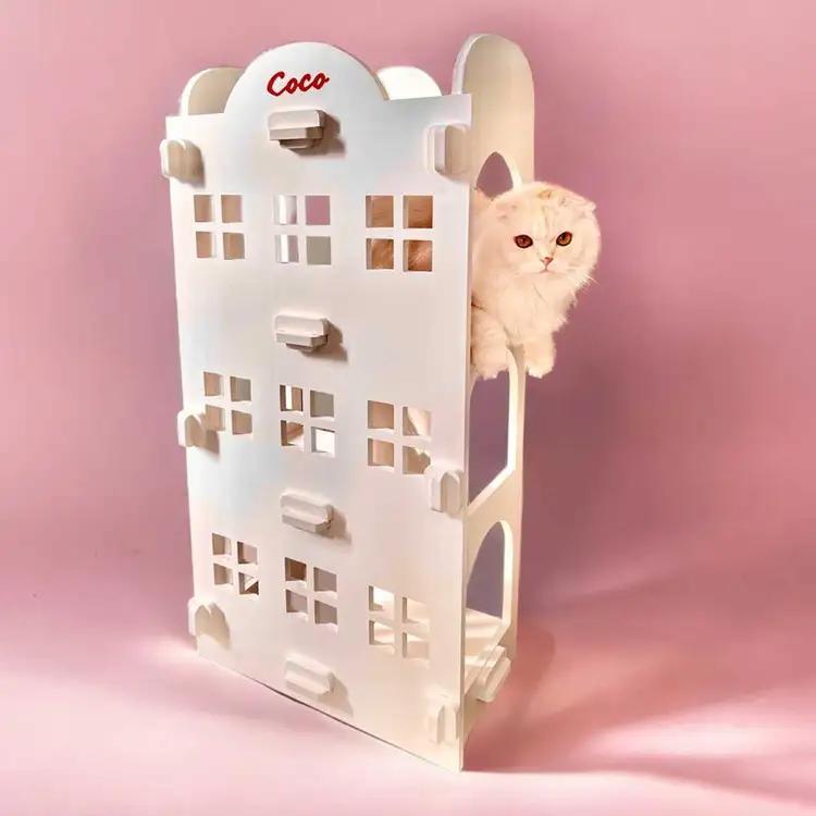 猫家具 キャットファニチャーシリーズ 猫のアスレチック『キャットアパートメント』　※沖縄・離島への配送不可