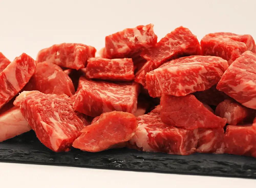 【博多和牛】サイコロステーキ500g (自家製 旨辛みそたれ付き)