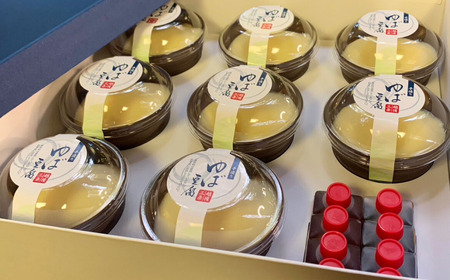 湯葉(ゆば)豆腐 8個入り 湯葉豆腐にピッタリな だし汁 黒みつ タレ付き 老舗料亭の湯葉豆腐 大豆 豆乳 湯葉  デザート 栄養豊富 お土産 手土産 ギフト 8個セット【010S669】