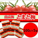 【ふるさと納税】とまと梅tomato-ume 100g×5個 / 梅干し 梅干 梅