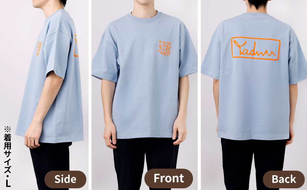 徳之島 天城町 YADWU オリジナル Tシャツ （アシッドブルー）  