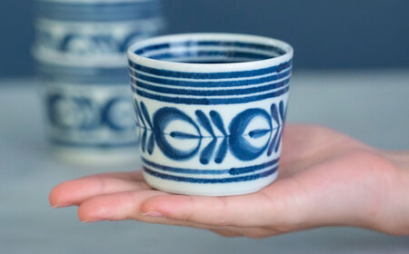 【波佐見焼】モダンブルー カップ 食器【西海陶器】[OA496]