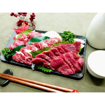 ふるさと納税 宇土市 馬刺セット400g(中トロ・霜降り各200g)※タレ・生姜付(宇土市)