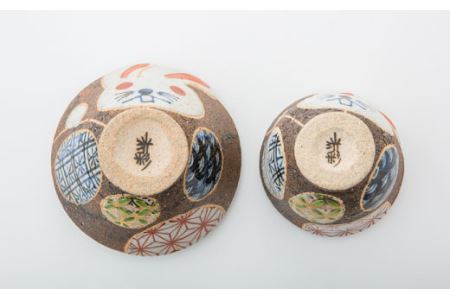 【波佐見焼】うさぎあそびシリーズ 茶碗・湯呑み セット 食器 皿 【洸彩窯】 [EE03] 