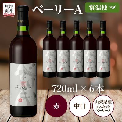 ふるさと納税 笛吹市 【のし付き】ベーリーA 720ml×6本 赤ワイン モンデ酒造 山梨県 笛吹市 |  | 03