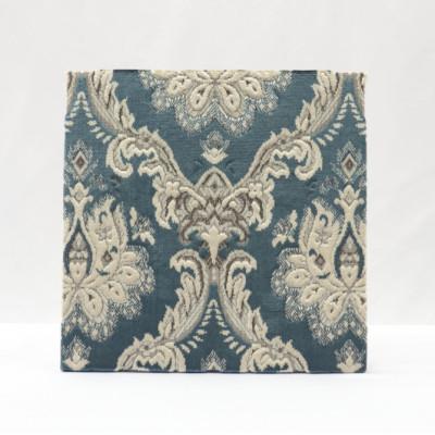 ふるさと納税 九度山町 金華山織 ファブリックパネル ベニス ブルー X模様 1枚 約27cm×27cm