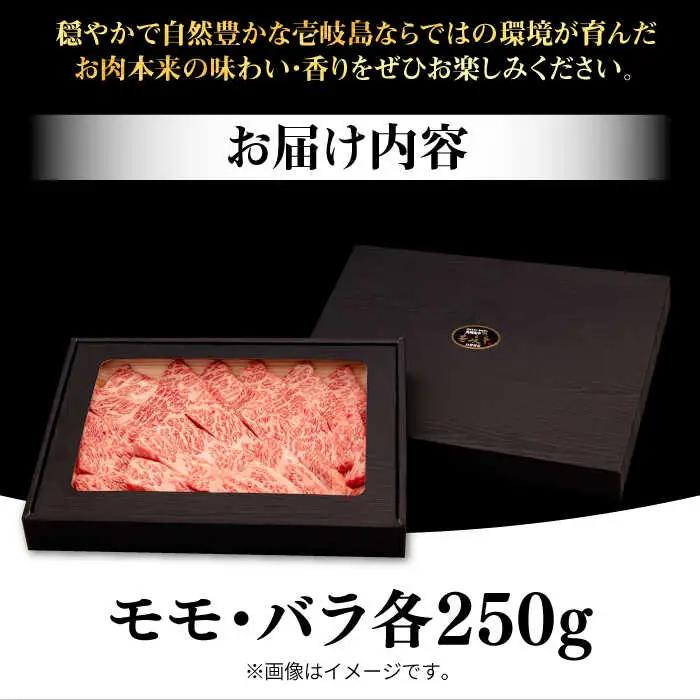 壱岐牛 焼肉用 モモバラ カルビ 500g  JFE058 焼肉