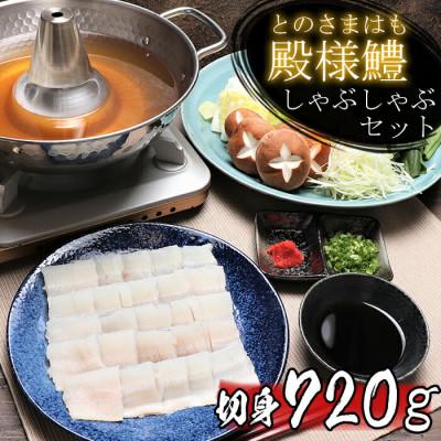 ふるさと納税 杵築市 殿様鱧(とのさまはも)しゃぶしゃぶセット 切身720g