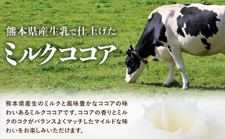 常温保存可能 【1ヶ月毎6回定期便】ミルクココア250ml×24本 計144本 合同会社たべたせいか《お申し込みの翌月から出荷》熊本県 菊池市 らくのうマザーズ ココア ミルク 乳飲料 乳性飲料 ドリ