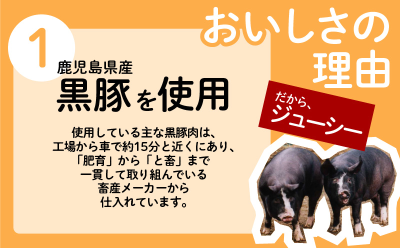ちゃこばあちゃんの黒豚入りうんまか生餃子　96個入り　K027-002