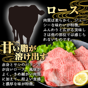 鹿児島県産A5等級黒毛和牛霜降りローススライス(すき焼き用) (計500g) 黒毛和牛 冷凍 ローススライス【KNOT】 A644