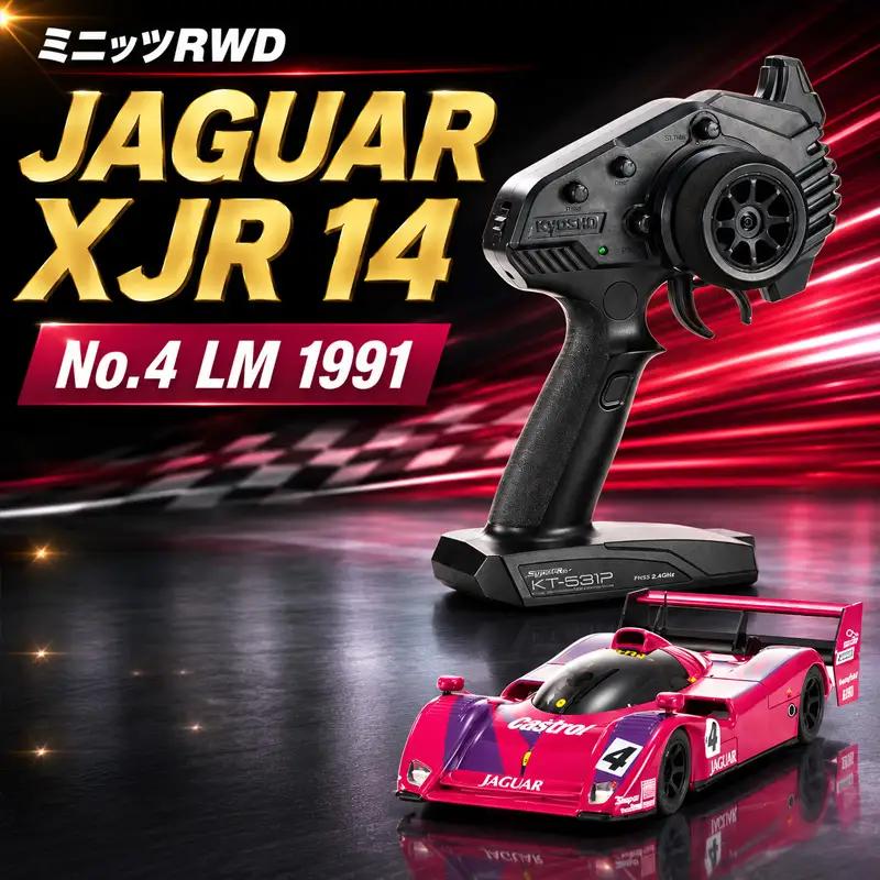 ミニッツRWD JAGUAR XJR 14 No.4 LM 1991 ／ 車 ラジコン 神奈川県 No.1167-01