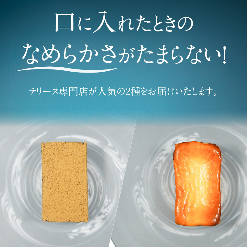 【テリーヌ専門店L】（約２００g）ほうじ茶・バスク風チーズ2種のテリーヌセット【グルテンフリー・保存料不使用】 スイーツ H173-015