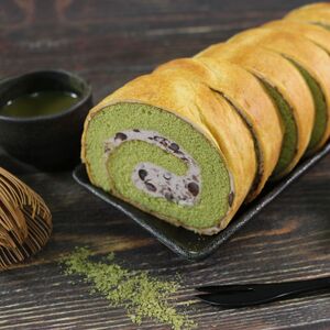 【スピード発送】 しゅーろーる 1本 抹茶小倉クリーム 冷蔵
