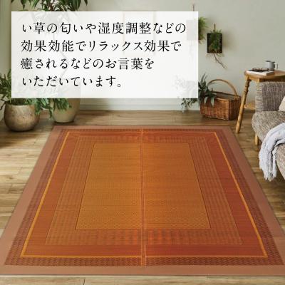 ふるさと納税 八代市 い草を使って織り上げたラグ『DXランクス』140cm×200cm:ベージュ_022-6493 |  | 03