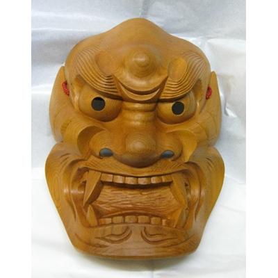 ふるさと納税 高山市 飛騨一位一刀彫　9号獅子口面 g113 |  | 01