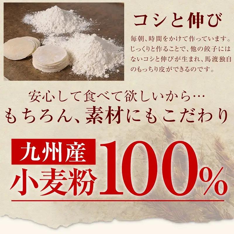 馬渡のもっちり 餃子 国産 肉 小分け 惣菜 人気 80個(40個×2パック)