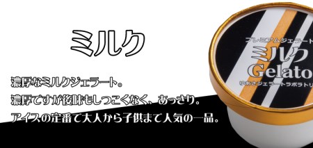 プレミアムジェラート ミルク12個セット アイスクリームセット 100mlカップ ゆあさジェラートラボラトリー【ntb700-01】