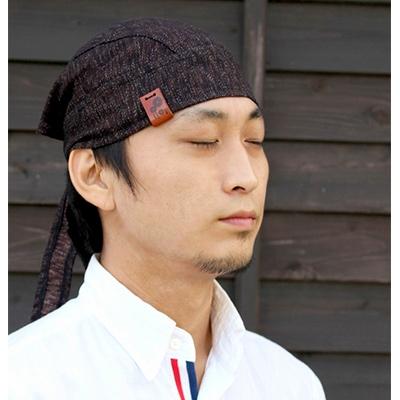 ふるさと納税 大刀洗町 「カフェのような生活用品」　バンダナとソムリエエプロンのキッチンスタイルお揃いセット/茶色 |  | 02
