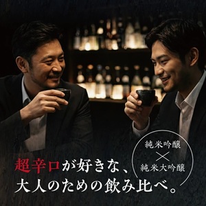 SB0878　上喜元 完全発酵超辛口酒 飲み比べセット【純米大吟醸45 完全発酵超辛、純米吟醸 超辛完全発酵】　計2本(各720ml×1本)