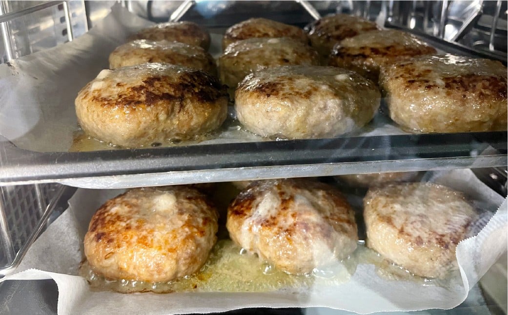 手こねハンバーグ肉まるのふわふわジューシーハンバーグ10個入り