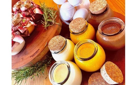 肉屋のぷりん　バニラ　かぼちゃ　ショコラ　各2個6個セット