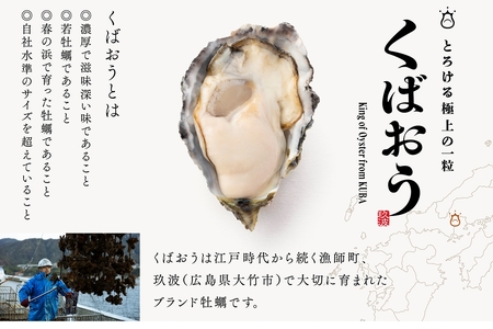 [2027年1月8日より発送！] くばおう 広島県大竹市産 殻付き牡蠣 10個 約2人前 [1876]