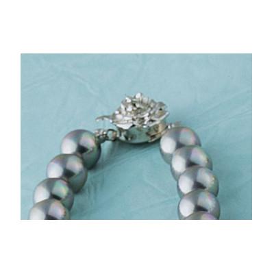 ふるさと納税 和泉市 貝パールネックレス2点セット(グレー) |  | 03