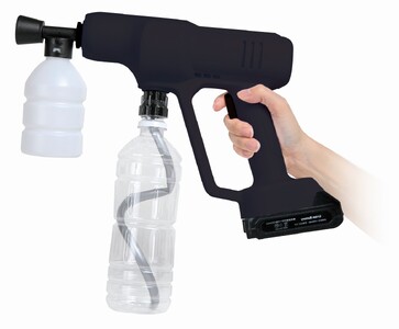 充電式コードレス高圧洗浄機　マジカルMAXウォッシュ(ブラック)