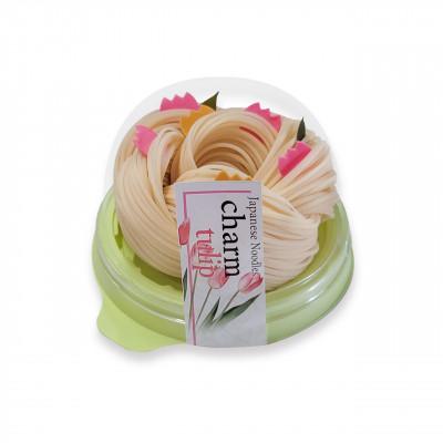 ふるさと納税 砺波市 富山県砺波市　柿里商店　手延べ素麺「knot charm Tulip」お花もお召し上がりいただけます |  | 01