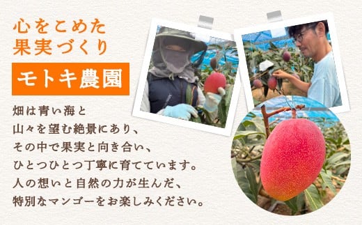 モトキ農園が心を込めて育てました。