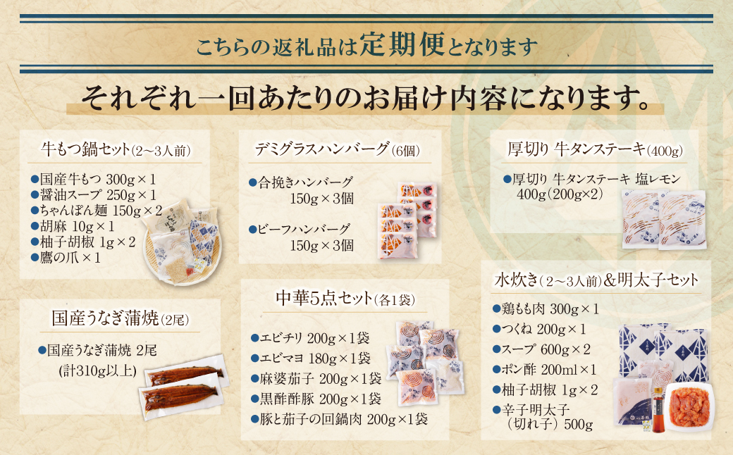 若杉バラエティ定期便 少量サイズ（毎月・年6回）