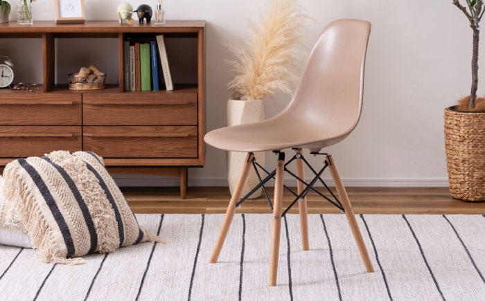 デザインチェア  ブラウン 1脚 / 椅子 チェア インテリア 家具 / 恵那市 / 東谷株式会社 明智流通センター [AUAD050]