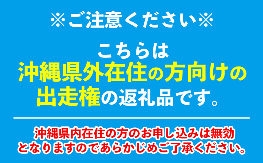【県外在住者限定】第39回 NAHAマラソン ふるさと納税出走権