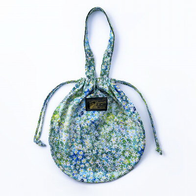 【ふるさと納税】【ezu】white flowers circle bag 白い花【1742148】